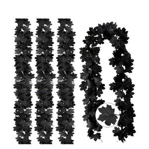 Halloween Garland Maple Leaf‎ Vines Fall Thanksgiving Decoration, 4pcs